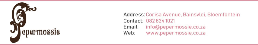 Pepermossie - Wedding Venues Bloemfontein