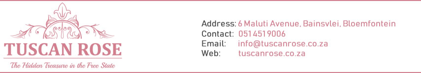 Tuscan Rose - Wedding Venues Bloemfontein